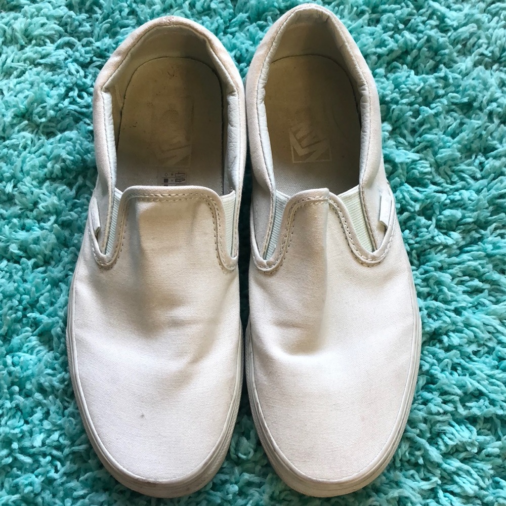Mint Green Vans Slip-Ons